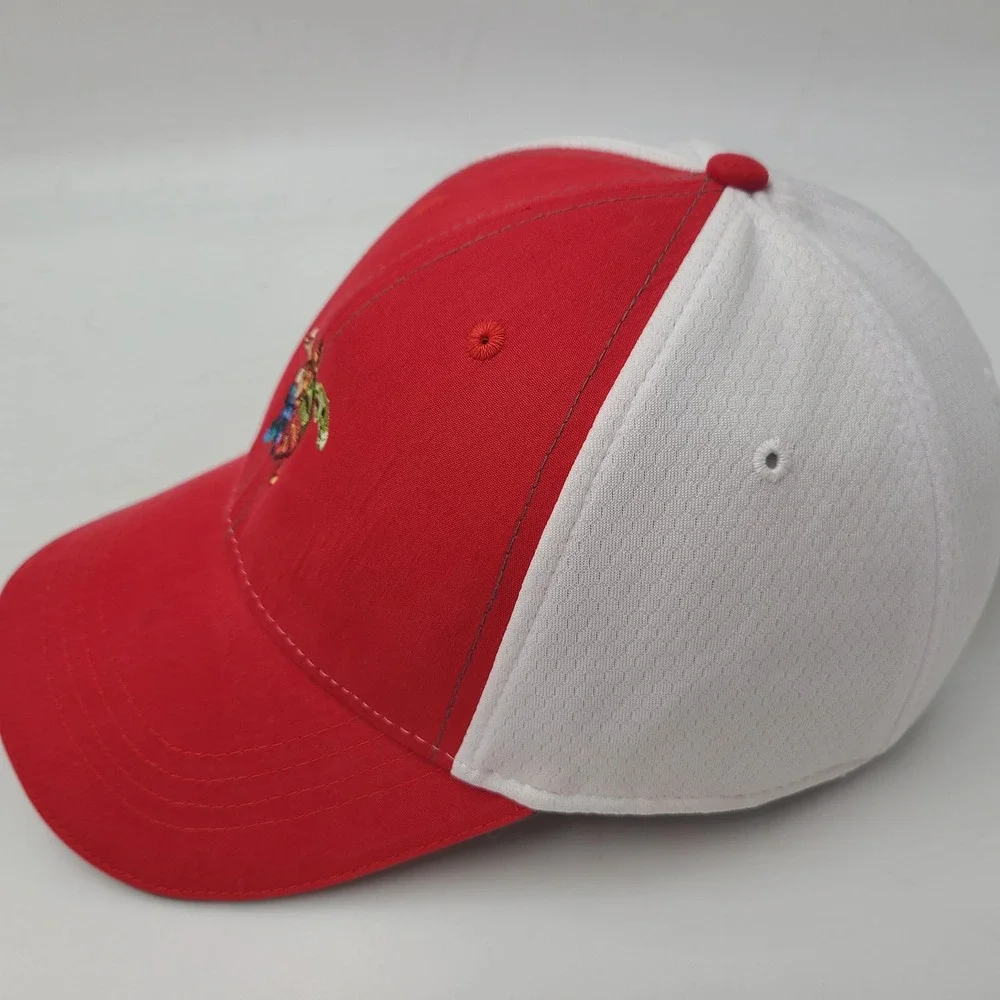 Atlantic Beach Country Club Hat Adjustable Ahead Red White Ben Kohles Turtle Men